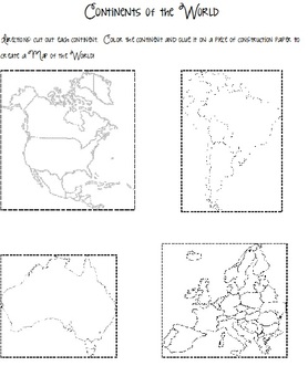 Preview of Continents of the World