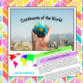 Preview of Continents of the World