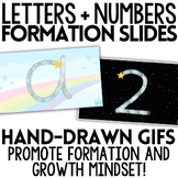 Continuous Animated Letter Formation Slides BUNDLE | Handw