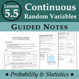 Continuous Random Variables (ProbStat - Lesson 5.5)