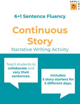 Preview of Continuous Story I Narrative Activity to Build Sentence Fluency