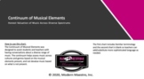 Continuum of Musical Elements (Virtual, In-Person, Hybrid)