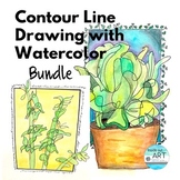Contour Line Drawing - Middle School Art - High School Vis