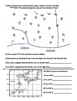34 Earth Science Topographic Map Worksheet Answers - Worksheet Resource