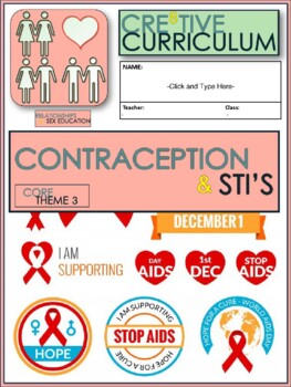 Preview of Contraception and Sex Education Work Booklet