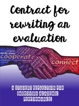 Contract for Rewriting an Evaluation - Self-Evaluation