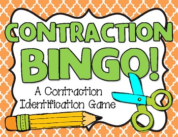 Preview of Contraction BINGO game!
