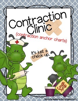 Preview of Contraction Clinic - Rules and Anchor Charts for Contractions
