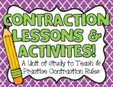 Contraction Lessons & Activities