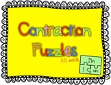 Contraction Puzzles (50 word puzzles)