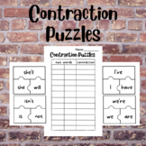 Contraction Puzzles Center Activity