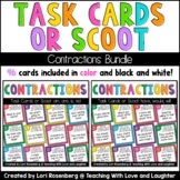 Task Cards or Scoot Bundle Pack: Contractions Edition