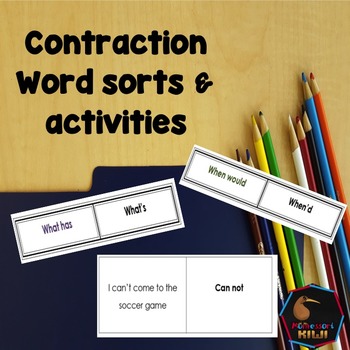 Preview of Contraction Activities