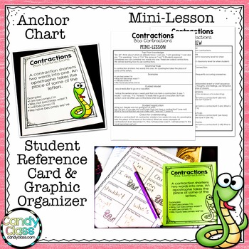 Contractions Activities Bundle: An Everything 2nd Grade Grammar Bundle