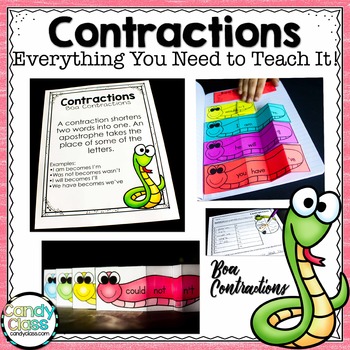 Preview of Contractions Activities Bundle: An Everything 2nd Grade Grammar Bundle