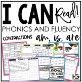 Contractions AM IS ARE | Decoding, Fluency, Reading Compre