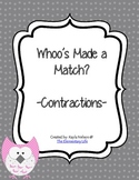 Contractions Center Owl Themed