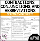 Contractions, Conjunctions, Abbreviations - Grammar Worksh