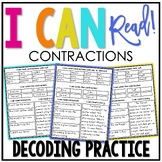 Contractions Decoding Drills | I Can Read Decodable Phonic