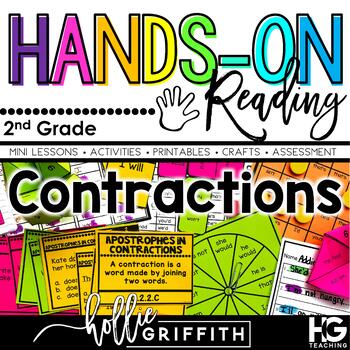 Preview of Contractions Hands on Grammar Activities | Worksheets, Lesson Plans, Task Cards