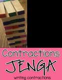 Contractions Jenga ELA Game: Writing Contractions (Apostrophes)