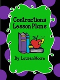 Contractions Lesson Plans (5 days)