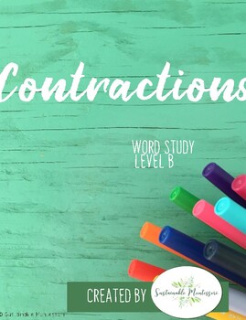 Word Study B- Contractions