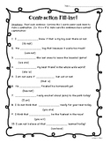 Contractions Pack! - Fill in the Blank and Circle the Cont