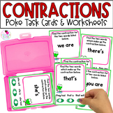 Contractions - Grammar Worksheets - Task Cards