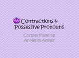 Contractions & Possessive Pronouns PowerPoint