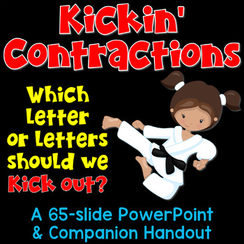 Preview of Contractions PowerPoint Lesson: Practice Reading and Writing Contractions