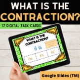 Contractions Review for Google Slides (TM) Digital Task Cards