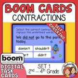 Contractions (Set 1 for Grades 2-4) Digital Boom Cards