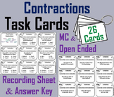2nd 3rd 4th Grade Contractions Task Cards Activity