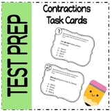 Contractions Task Cards - Great For TN Ready Test Prep!