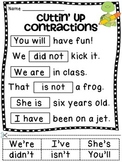 Contractions Worksheet Activities Fun Morning Work Grammar