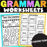 Contractions Worksheets for 1st and 2nd Grade -  Grammar C