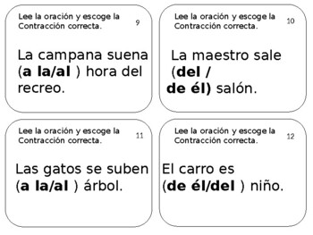 Simplify Spanish Using Del and Al Contractions