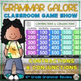 Contractions and Conjunctions PowerPoint Game Show for 4th Grade