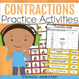Contractions Worksheets, Centers, and Practice Activities