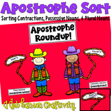 Contractions and Possessives Worksheets and Apostrophe Sor