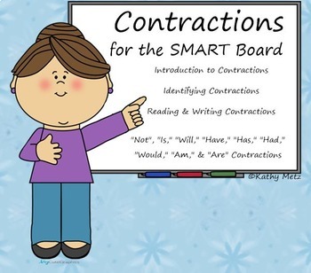 Preview of Contractions for the SMART Board