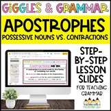 Contractions vs. Possessive Nouns | Apostrophes Grammar Le