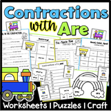 Contractions with Are Worksheets Games