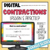 Contractions with Google Slides | Digital Grammar Lesson a