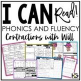 Contractions with WILL | Phonics Fluency and Reading Compr