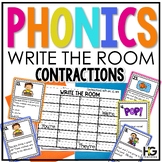 Contractions Task Cards | Read and Write the Room Phonics 