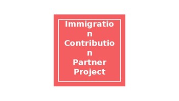 Preview of Contributions of Immimgrants Project