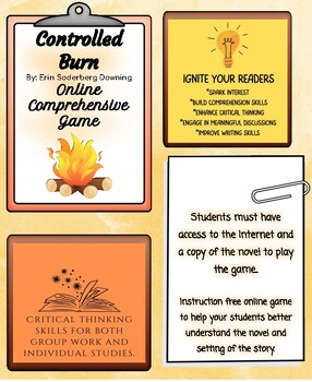 Preview of Controlled Burn By: Erin Soderberg Downing Online Game