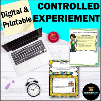 Preview of Controlled Experiment Notes, Activity and Slides Guided Reading Digital Lesson